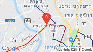 Lumpini Place Taopoon-Interchange location map