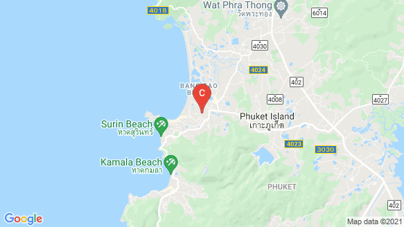 BOTANICA Bangtao Beach location map